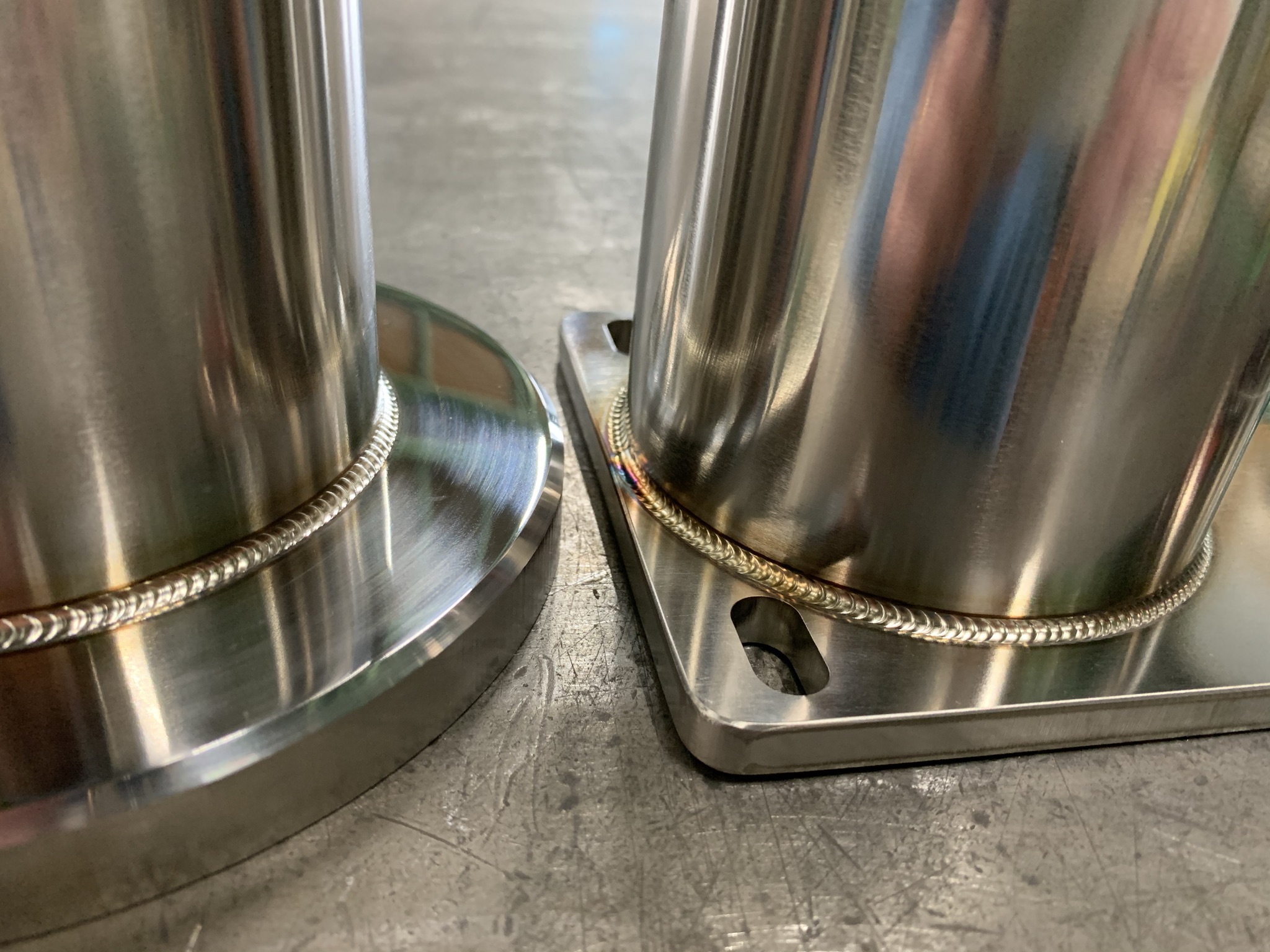 Mối hàn inox bóng